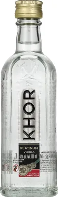 Image de Khortytsa KHOR PLATINUM Vodka 40% Vol. 0,1l