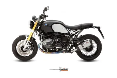 Image de Silencieux Mivv SPORT SUONO SLIP-ON Caps en acier inoxydable pour BMW R NINE T BJ 2014 >