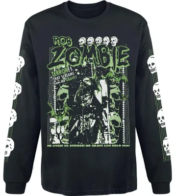 Produktbild von Rob Zombie Langarmshirt Herren Great Satan schwarz L