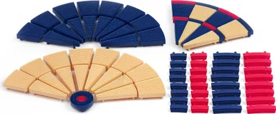 Produktbild von Kings Dart Dart-Segmente-Set "Cricket"