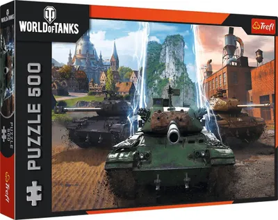 Immagine prodotto di PUZZLE TREFL 500 World of Tanks: è tempo di azione! 37535