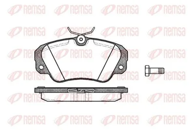 Produktbild von REMSA Bremsbeläge Satz Vorne Bremsklötze für OPEL Omega B Limousine (V94) 0382.00