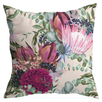 Produktbild von HomeView Dekorative Kissenhülle 40x40 cm Blumenmuster