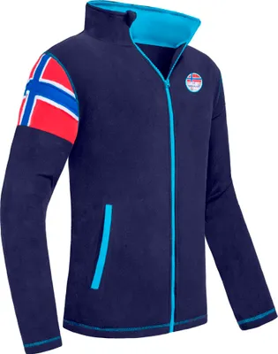 Zdjęcie produktu dla Kurtka polarowa Nebulus REAL men, ciepła kurtka polarowa, z długim zamkiem błyskawicznym, P6722 - Men, navy-malibu, M
