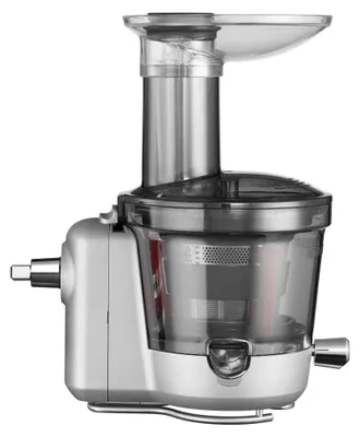 Produktbild von KitchenAid 5KSM1JA, Langsamer Entsafter, Silber, Schwarz, 1 l, Acrylnitril-Butadien-Styrol (ABS), Titan, Kunststoff