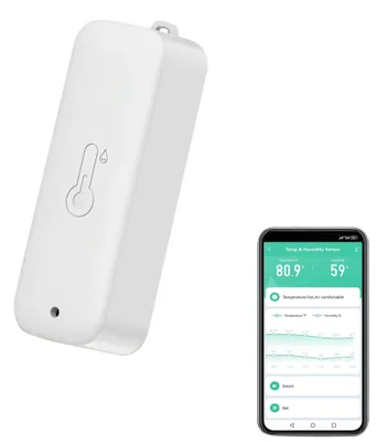 Produktbild von Intelligenter Hygrometer-Thermometer mit App und Alarmfunktion
