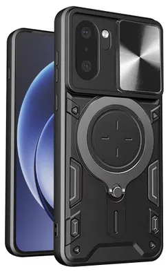 Zdjęcie produktu dla Techsuit - etui CamGuard Pro z osłoną aparatu do OnePlus 15R - czarne