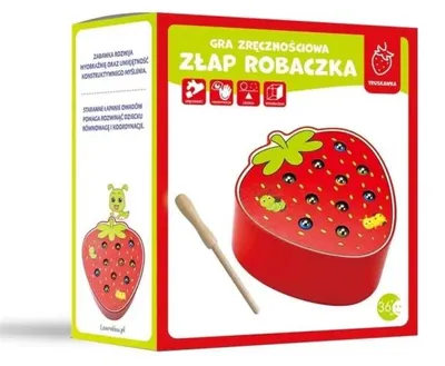 Obrázek produktu pro Dřevěná hračka - Chyť broučka.Truskavka - LearnHow
