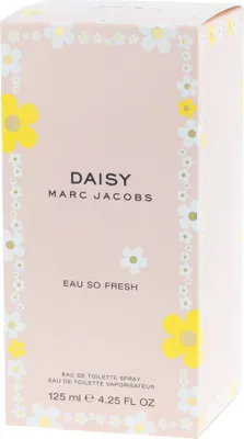 Produktbild von Marc Jacobs Daisy Eau So Fresh, Frauen, 125 ml, Nicht nachfüllbare Flasche, Grapefruit,Pear, Violet (flower),Wild rose, Zedernholz, Moschus