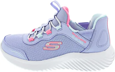 A side view of a single Skechers Slip-Ins shoe.