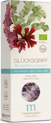 Immagine prodotto di Glücksgriff - Miscela di fiocchi di alghe biologiche per insalata di alghe 30g