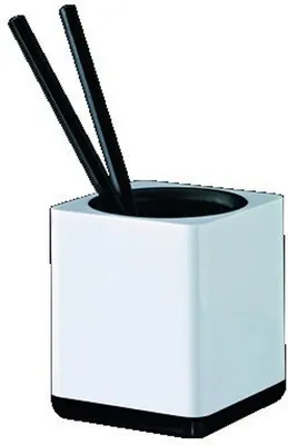 Produktbild von Stifteköcher i-Line weiß-schwarz Packung mit 6 Stück