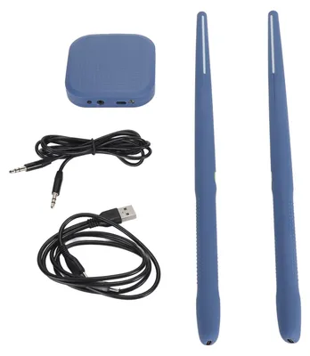 Zdjęcie produktu dla Elektrczny zestaw perkusji powietrznych, z funkcją rozpoznawania ruchu 3D, przenośny zestaw wirtualny RGB z pałeczkami, 8 dźwięków, Bluetooth, przeznaczony dla dorosłych i dzieci