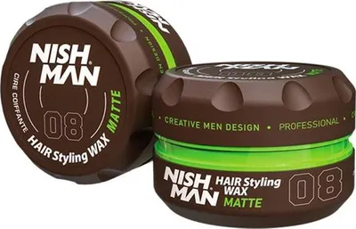 Produktbild von NISHMAN 08 Hair Styling Wax Matte - braun - Multivitamin
