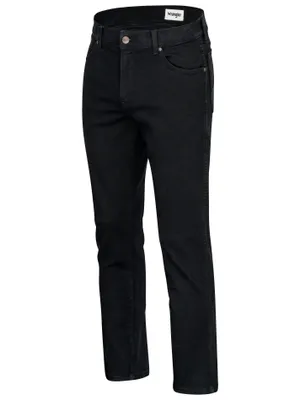 Produktbild von Wrangler Herren Texas Stretch Jeans Herrenjeans Regular Fit Authentic Straight (W34/L36, Black Overdye)