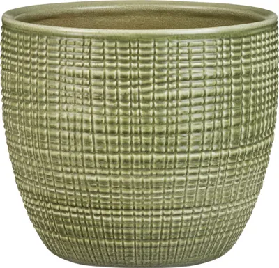 Produktbild von Scheurich Corteza, Blumentopf aus Keramik,  Farbe: Menta, 21,5 cm Durchmesser, 19,3 cm hoch, 4,9 l Vol.