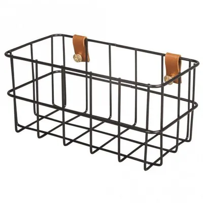 Zdjęcie produktu dla Kosz druciany 16,5 x 8 x 8 cm - Czarny