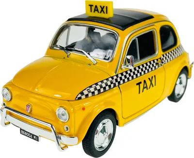 Immagine prodotto di Welly Fiat Nuova 500 Taxi in scala 1:24 Modello ridotto 22515