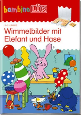 Immagine prodotto di bambinoLÜK. Wimmelbilder mit Elefant und Hase