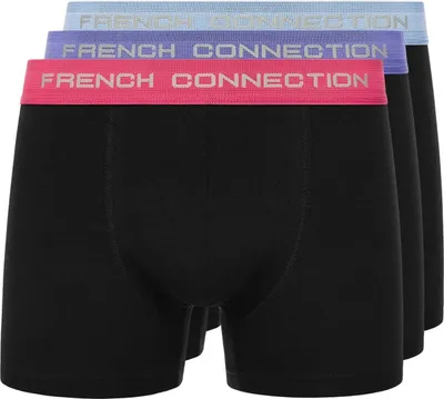 Obrázek produktu pro French Connection - Pánské boxerky "FC6" (3-pack) BG1829 (S) (Black)
