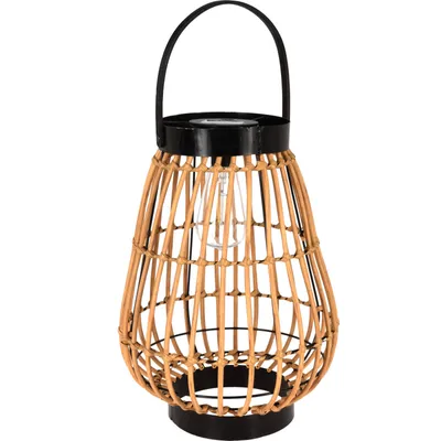 Zdjęcie produktu dla Lampa solarna z uchwytem, pleciona