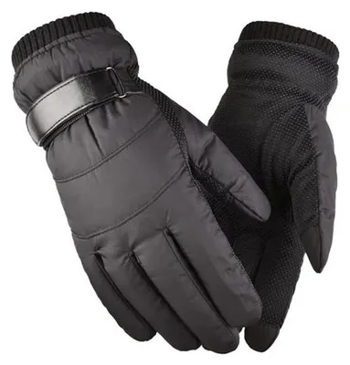 Produktbild von Wasserdichte Thermische Ski- und Fahrradhandschuhe, Anti-Slip-Touchscreen, für Ski, Fahrrad, Wandern und Klettern