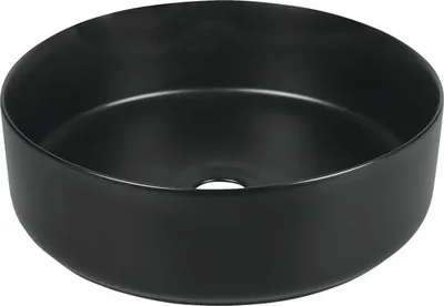 Produktbild von Differnz Aufsatzwaschbecken Mira 36,5 x 36,5 cm schwarz matt 38.010.52