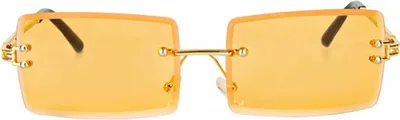Produktbild von Brille rechteckig orange