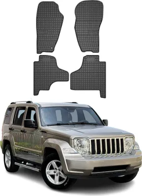 Immagine prodotto di 2007-2013 Jeep Cherokee KK Tappetini in gomma nera 4 pz