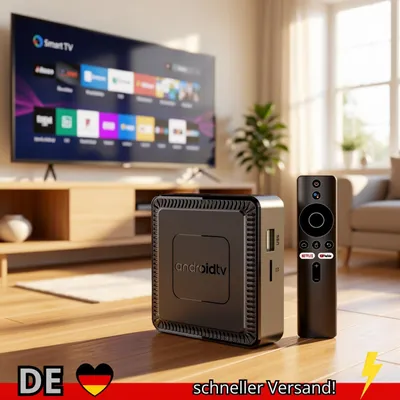 Produktbild von 2025 Q7 Smart TV Box Android14 Allwinner H313 8G + 128 GB ROM Dual-Band WiFi