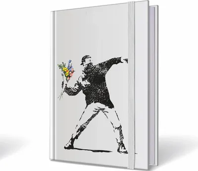 Produktbild von Banksy FLOWER BOMBER Notebook A5