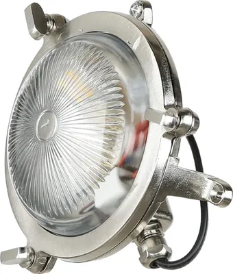 Produktbild von Wandleuchte Messing Glas IP44 G9 rostfrei Maritim Schiffslampe Außenlampe Haus Garten