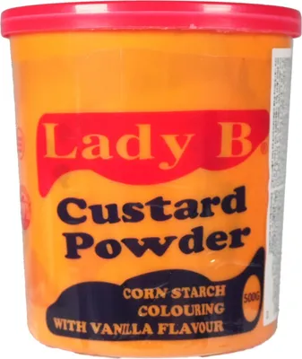 Produktbild von !Lady B. Custard Powder mit Vanille Aroma 500g