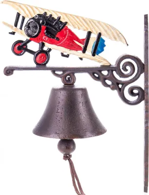Immagine prodotto di Campana da parete decorativa con aereo leggero