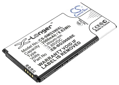 Obrázok produktu pre TECHTEK Batéria kompatibilná s [Samsung] Galaxy Xcover 4, Galaxy Xcover 4 2017 TD-LTE, Galaxy Xcover 4S, SM-G390, SM-G390F, SM-G390W, SM-G390Y nahr