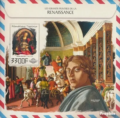 Produktbild von Briefmarken Togo 2017 Mi Block 1491 (kompl. Ausgabe) postfrisch Große Maler der Renaissance