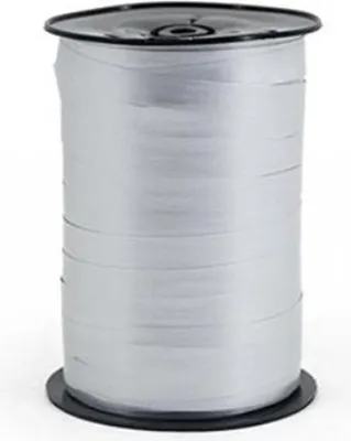 Produktbild von Geschenk- oder Ballonband Silber 5mm 500 Meter Rolle