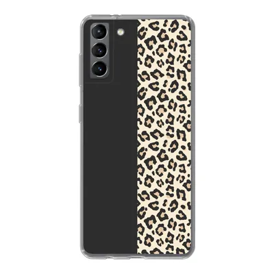 Produktbild von MuchoWow® Handyhülle Schutzhülle Hülle für Samsung Galaxy S21 Plus Tiere - Muster - Panther Silikon Softcase Handy Hülle - Handy-Tasche