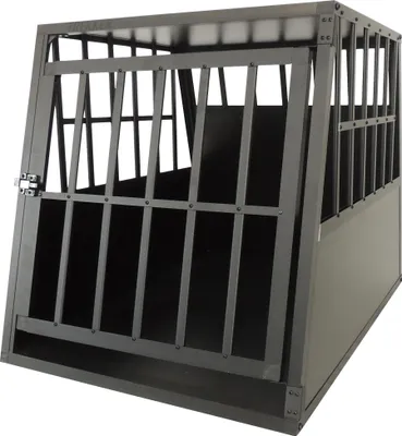 Zdjęcie produktu dla Klatka dla psa Trekker M 65x90x69,5cm, czarna