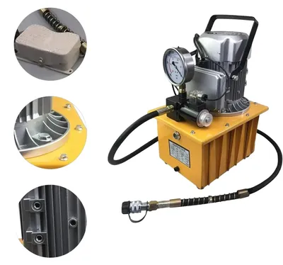 Produktbild von Elektrische Hydraulikpumpe, einstellbarer Druck, Magnetventil, Gelb
