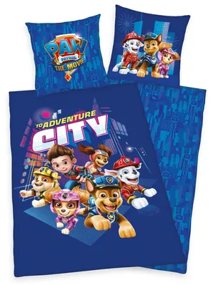 Produktbild von Paw Patrol City Bettwäsche Set 2 tlg.135 x 200 cm 80 x 80 cm