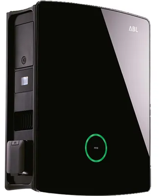 Productafbeelding van ABL Wallbox eM4 Twin REEV 100000183, conform aan de wettelijke eisen, met extender, 11/22 kW