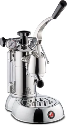 Zdjęcie produktu dla la Pavoni LPLSPL01EU, Ekspres do espresso, 1,6 l, 950 W, Czarny, Mosiądz, Chrom