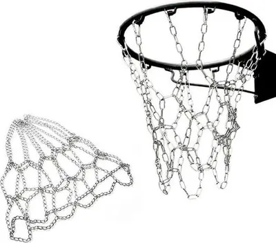 Produktbild von Robustes Basketballnetz - für den Innen- und Außenbereich geeignet - 1 Stück - Metall