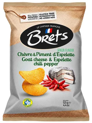 Produktbild von Brets Goat Cheese & Espelette Chilli Pepper 125g