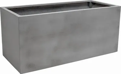 Produktbild von VIVANNO Pflanztrog Fiberglas MAXI Kasten, Betongrau Beton-Design - 60x30x30 cm