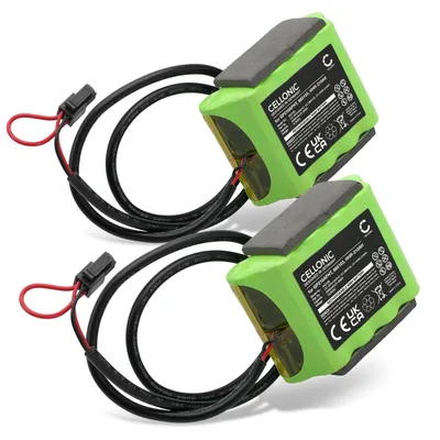 Image de CELLONIC 2x Batterie pour Domotique / Smart Home Compatible avec Velux Integra Solar, KSX 100K, 865103 - (2000mAh, 10.8V)