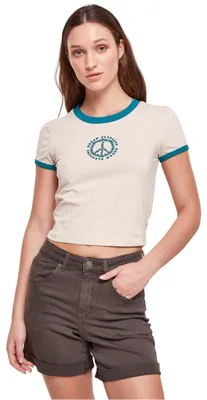 Obrázok produktu pre Dámske tričko Urban Classics Ladies Stretch Jersey Cropped Tee softseagrass/watergreen - 5XL