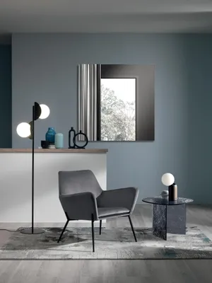 Image de Gin Fauteuil en velours noir