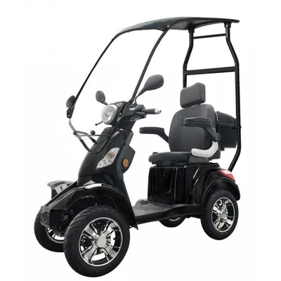 Produktbild von Vita Care 4000Blei Seniorenmobil 4-Rad Elektromobil mit 1000 W, 25 km/h & bis zu 50 km Reichweite Mit Dach, Schwarz 60V/20Ah Blei-Gel-Akku